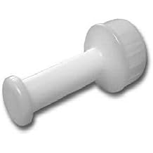 PSBM 100 Pack White Hand Saver Stretch Film Dispenser Plastic Handle, Fits 3 Core Stretch Wrap Rolls, Industrial Strength for Packing Wrap