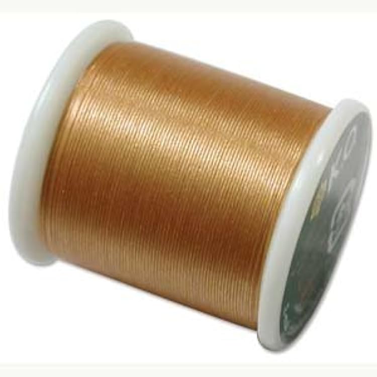 1 X Japanese Nylon Beading Thread by KO for Delica Beads GOLD 42765
