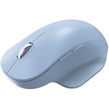 Incase Bluetooth Ergonomic Mouse Designed by Microsoft Two Thumb Buttons, Easy to Grip Thumb Rest, Precision Tracking, Connects 3 Devices, 15 Month Battery Life, PCs/Laptops (Pastel Blue)