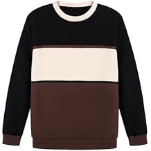 Bienzoe Boys Knit Crewneck Sweatshirt: Kids Long Sleeve Casual Pullover Comfort for Family Home Fall School