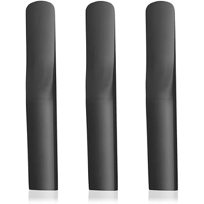 3Pcs Plastic Clarinet Reeds Strength 2.5, Bb Clarinet Reeds, Traditional Style Resin Reeds for Beginners, Music lovers and Educators