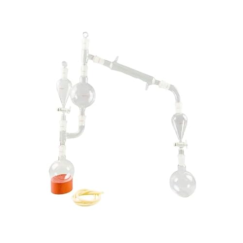 Essential Oil Distillation Kit 500ml Glass Extraction Set Condenser Collection Flask Lab Aromatherapy Plant Extract Purification