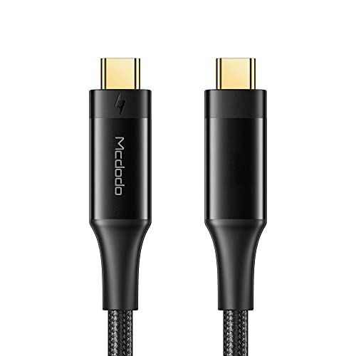 [Type-C to C] PD Type C Thunderbolt 3 Gen Charging Data 40 GB 2.6FT0.8M Cable Nylon Braided Fast Charge 5K Display Compatible with Samsung Galaxy S20 S10 and More