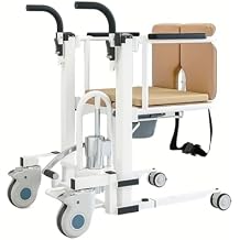 Hydraulic Patient Lift Transfer Chair for Home Adjustable Height Home Hydraulic Patient Lift Chair for The Elderly and Disabled A