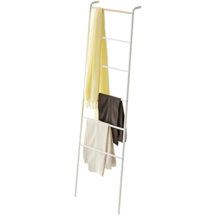 Yamazaki Home Tower Leaning Ladder Hanger - Bathroom Storage Rack Holder Stand, 63 - Steel