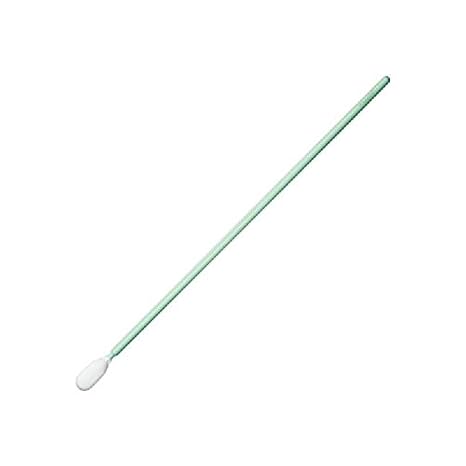 Cleanroom Microdenier Polyester Swab with 0.661 Inch Paddle Tip and Polypropylene Handle, 6.390 Inch Long - 100/Bag (9 Bags)