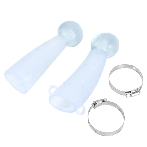 Goat Horn Covers, Silicone Cow Horn Protectors Small Size Calf Cattle Bull Cow Horn Anti Fight Protective Cover Protector Farm Accessory 5cm  1.97in Horn Diameter