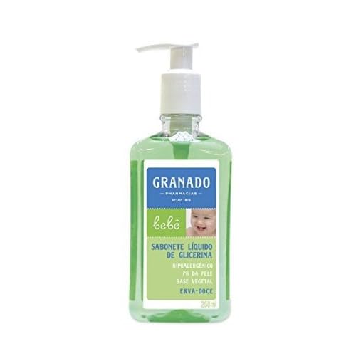 Judastice Linha Bebe Granado - Sabonete Liquido de Glicerina Erva Doce 250 Ml - Granado Baby Collection - Fennel Glycerin Liquid Soap 8.45 Fl Oz