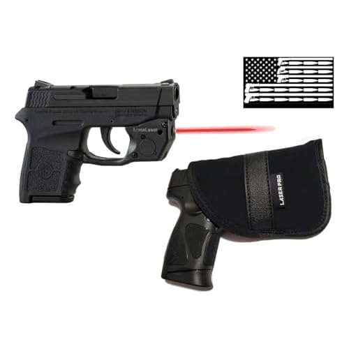Red Laser Kit for S&W Smith-Wesson M&P Bodyguard 380 Pistols with TR24S  TR24 ArmaLaser, LASERPRO Laser Holster & 2 Extra Batteries [Does NOT fit Bodyguard 2.0]