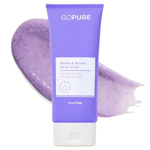 GOPURE Refine & Renew Body Scrub Smoothing body exfoliator, softens and hydrates the look of rough, dry skin