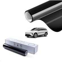 2-Pack Car Window Tint Premium Carbon 5% & 20% VLT Privacy Window Films, UV/IR Heat Blocking, Scratch & Fade Resistant (1Ply 24"*100ft + 2Ply 36"*100ft)