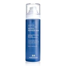 Marine Collagen Revital Peptide Mist 120ml Fine Facial Spray for Hydration Soothing Glow Daily Moisture Mist with Centella and Peptides