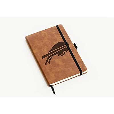 Rico Industries NFL Football Buffalo Bills Brown - Primary Laser Engraved Small Notepad