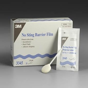 3M Health Care 3345 Cavilon No Sting Barrier Film, 3 mL Capacity (Pack of 100)