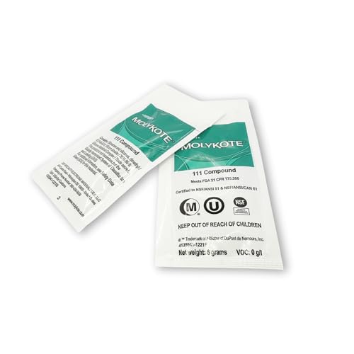 verybarista Grease for Espresso Machine Gaskets and O-rings. Molykote 111-Made in USA. Food Safe. Certified for use in all kitchen appliances. 2x 6g packs