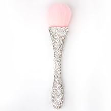 1 Piece Powder Makeup Brushes Blush Brush Super Large Face Makeup Brushes Kabuki Brushes for Powder Cosmetic Nail Dust Brush Makeup Tool(White Diamond)