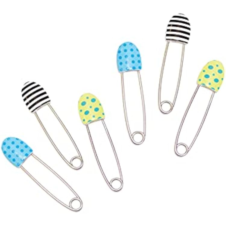 Sassy Sassy Decorative Diaper Pins 6 Count