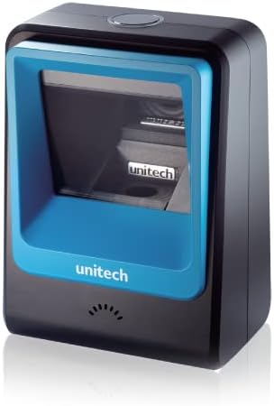 UNITECH America TS100 2D Hands-Free Presentation Barcode Scanner, Omnidirectional USB Wired Desktop Barcode Reader 1D 2D PDF417 Data Matrix Bar Code Reader for Retail Store, TS100-SUCB00-SG