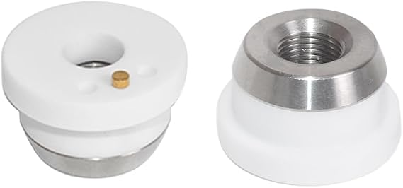 Startnow Laser Cutting Ceramic Ring OEM Raytools Marking Engraver Ceramic Dia.21.4mm 41mm Thread M8/11/21 Fiber Cut Machine Head (Raytools D21.4-M8)