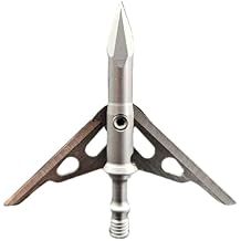 G5 T2 Expandable 2-Blade Broadheads | 3-Pack | 100/125 Grains | Razor Sharp 2" Cutting Diameter Mechanical Blades | Screw in | Compound & Recurve Compatible