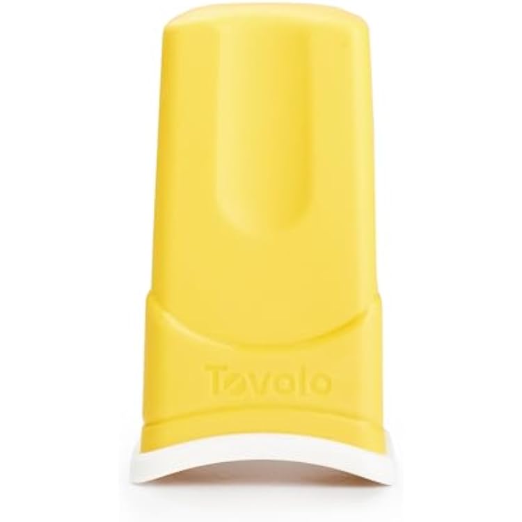 Tovolo Silicone Butter Cover Sleeve Spreader for Corn on the Cob, Easy to Clean Mess Free Butter Holder Dispenser for West Coast Sized Butters, Dishwasher Safe BPA Free Stick Holder