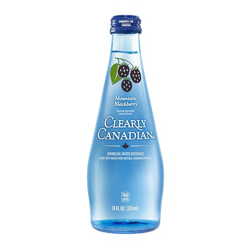Clearly Canadian Mountain Blackberry Sparkling Water, 11 Fl Oz
