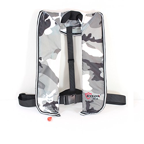Premium 33G AutoManual Inflatable PFD Survival Buoyancy Fishing Kayaking Boating Life Jacket Classic Design