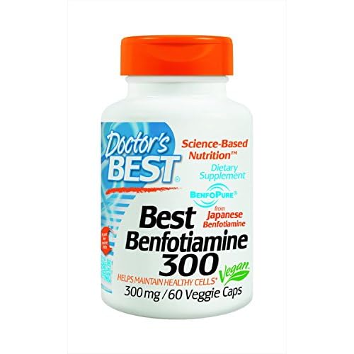 Doctors Best Benfotiamine 300 Mg Vegetarian Capsules,