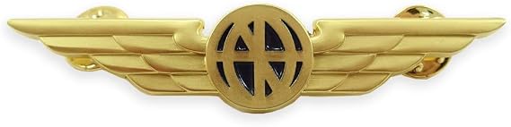 Luso Aviation Pilot Wings Aviator's Uniform Shirt Lapel Pin