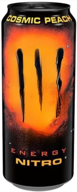 Energy Drink Nitro Cosmic Peach 500ml (Pack of 24) "A symphony of flavors" For All Occasions