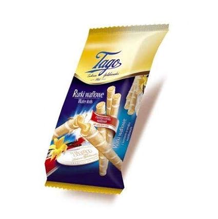 Tago Vanilla Wafer Rolls - 30 Pieces Per Pack - 150g - Pack of 1