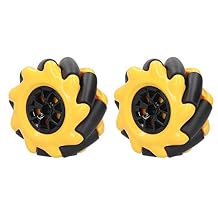 Mecanum Wheels, Smart Robot Car Parts Accessories, Robot Accessories 60mm, (1 Pair)