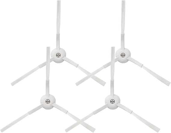 R + L Side Brushes with Screws Replacement Parts Compatible with MIJIA G1 MJSTG1 Mi Robot Vacuum-Mop Essential Compatible with Xiomi Accessories(4 Brushes)
