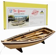 Midwest Dinghy Wooden Ship Model Building Kit for Adults DIY Woodcraft Self Assembly