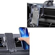 Phone Holders for Your Car [Long Flexible Neck] Car Phone Mount [Anti-Shake Stabilizer] with Phone Stand for Car Vent Phone Mount Fit iPhone Android Smartphone Universal