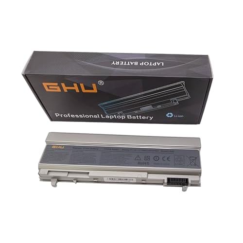 GHU New Battery 87 WHR Compatible for Dell Latitude Laptop KY265 KY266 KY268 PY434 4M529 KY477 4N369 for E6400 E6410 E6510 E6500 312-0748 312-0749 w0x4f w1193 ky265 ky477 4m529 4n369 fu268