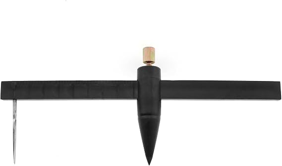 E-outstanding Precision Ruler Clay Pottery Cutter Ruler Pottery Professional Compass Cutter DIY Circle Cutter Pottery Clay Tool Pottery Compass Engraving Compasses Clay Ceramics Tools