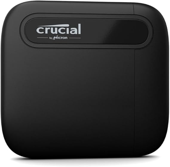 Crucial X6 2TB Portable SSD - Up to 800MB/s - PC and Mac - USB 3.2 USB-C External Solid State Drive - CT2000X6SSD9