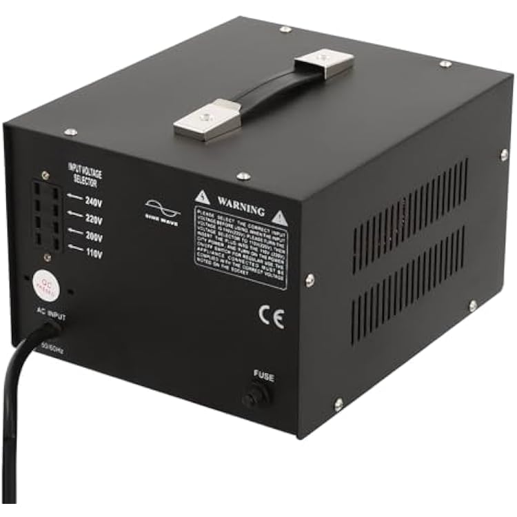 Step Up Down Transformer 5000W Voltage Converter 110V to 220V220V to 110V, Heavy-Duty Power Supply with 5V DC USB and Universal Sockets, US Stock
