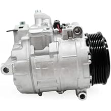 6PK 12V Air Conditioning Compressor Compatible with Mercedes Benz C Class W203 C180 W211 W220 S500 2.7L 2001-2007 A0012302811 0012308111 A0012305611