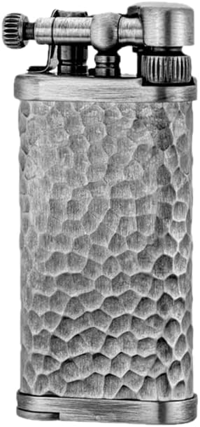 64 Old Boy Silver Hammered Pipe Lighter