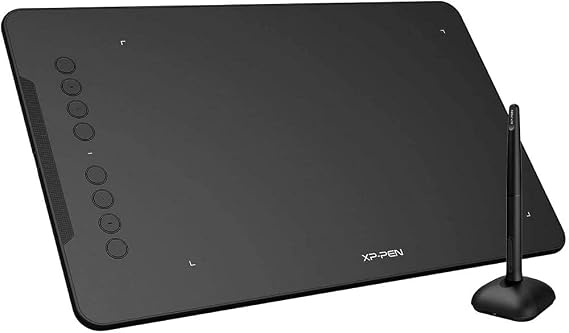 XP-PEN Deco01 V2 graphics tablet, with battery-free input pen, supports Windows, Mac and Android
