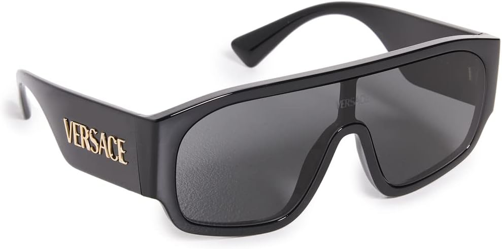 Versace Woman Sunglasses Black Frame, Dark Grey Lenses, 0MM