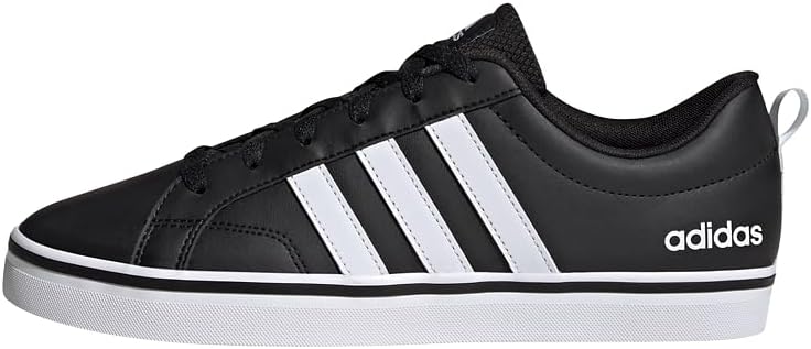 adidas mens VS PACE 2.0 SKATEBOARDING SHOES - LOW (NON FOOTBALL) for Men Sneaker, CBLACK/FTWWHT/FTWWHT, 4.5