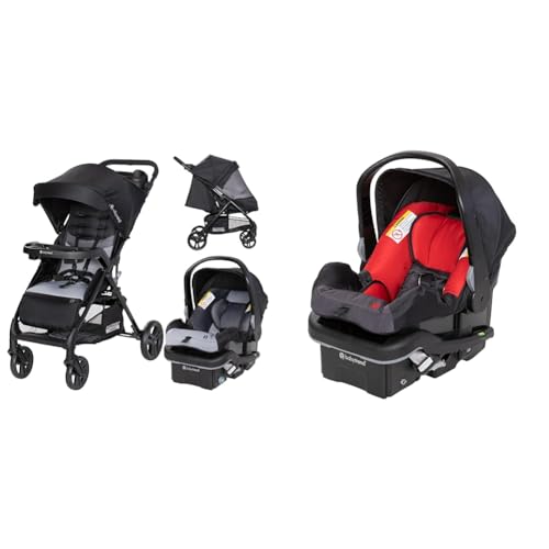 Baby Trend Passport Carriage Travel System with Dash Black Stroller and EZ-Lift Plus 35 Infant Car Seat
