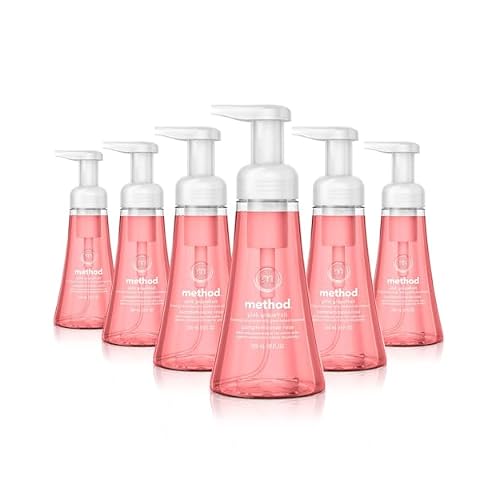 Method Foaming Hand Soap, Pink Grapefruit, 10 fl oz, Pack of 6