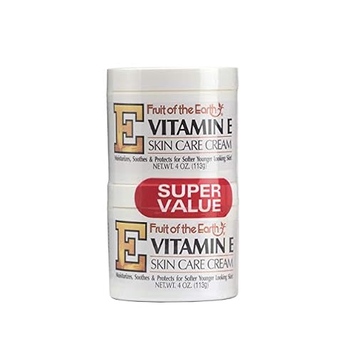 Fruit of the Earth Vitamin-E Cream 4 Ounce Jar - 2 pack