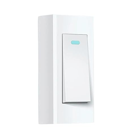 Paddle Switch Wall Switch for Home Supply Multi-Function Light Modern Simple Design Not Easy to Deform Clean Appearance Bedroom Lamp Control 500 W White