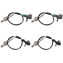 HQPASFY 234-4012, 234-4018 O2 Oxygen Sensor Compatible with Chevy Silverado Tahoe Suburban Express GMC Sierra Yukon Cadillac Escalade & More 4.3L 4.8L 5.0L 5.7L O2 Sensor (4 Pack)