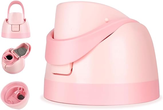 Replacement Lid for Owala Freesip One Button Water Bottle Top Lid Compatible with Owala Cup 16oz 24oz 32oz 40oz One-Touch Water Bottle Top Cap BPA-Free Leakproof Replacement Accessory (Pink)